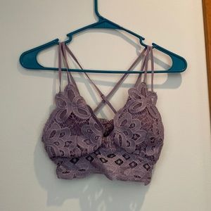 Women’s small purple bralette